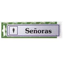 Rotulo "señoras"