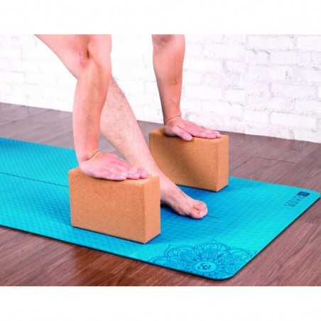 Ladrillo yoga corcho