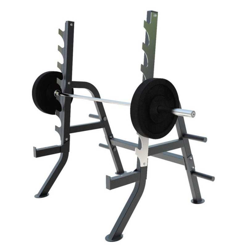 Cage squat rack media