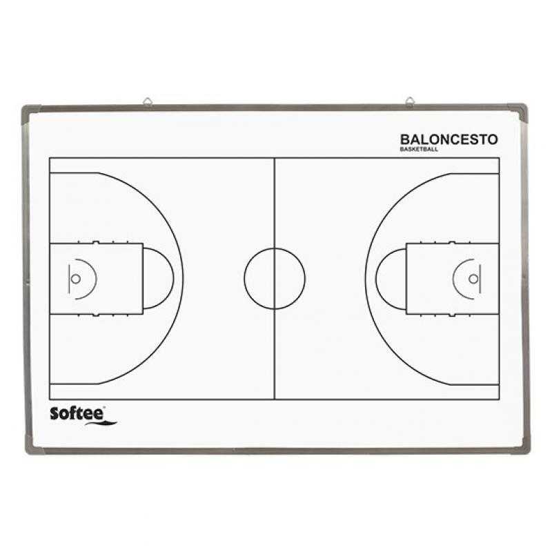Pizarra magnética cerco de aluminio 60 x 90 cm baloncesto