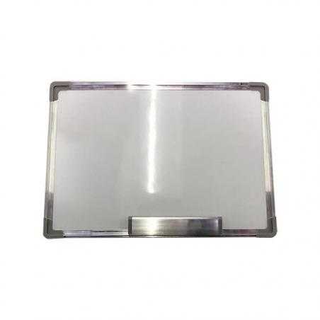 Pizarra magnética cerco de aluminio 45x60 cm con soporte neutra