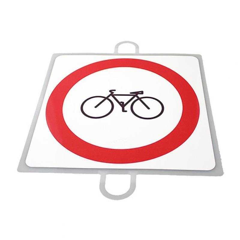 Panel de señalización tráfico de prohibición nº 2 (ciclos)