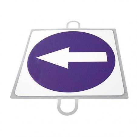 Panel de señalización tráfico de obligación nº 2 (sentido dcha)