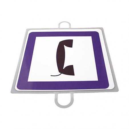 Panel de señalización tráfico de indicación nº 2 (teléfono)