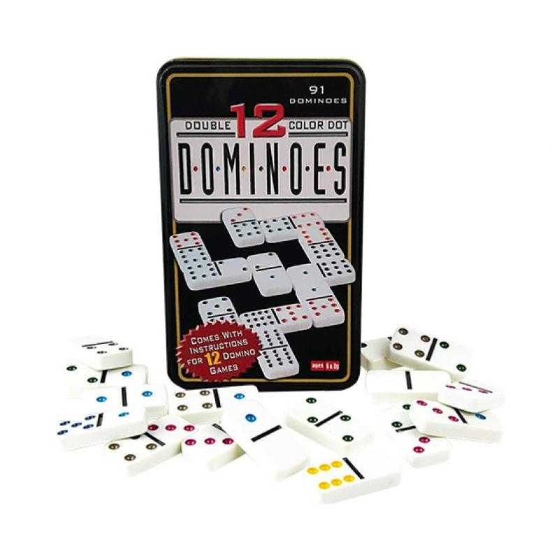 Juego de dominó plus multicolor