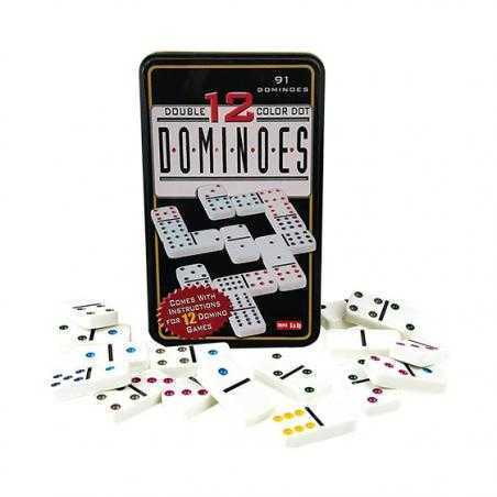 Juego de dominó plus multicolor