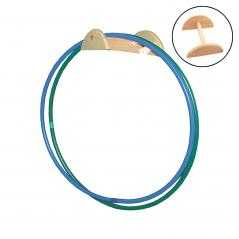Soporte madera para aros/cuerdas