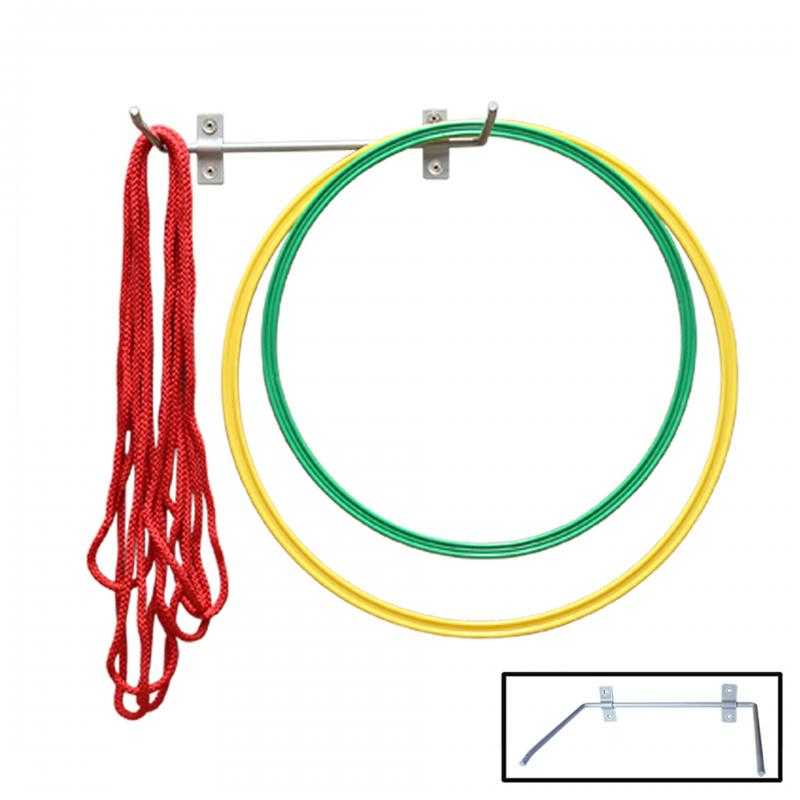 Soporte metálico colchonetas, aros y cuerdas new