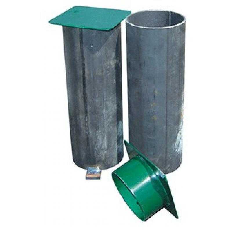 Juego botes con tapa para postes fijos