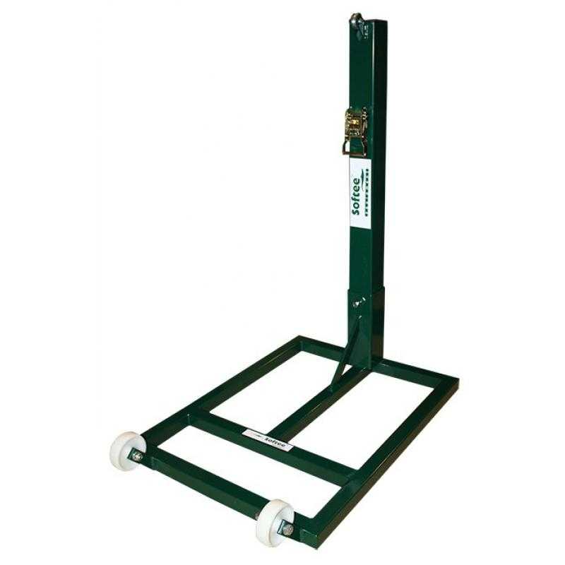Juego postes tenis trasladables cuadrados 80 x 80 mm
