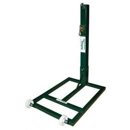 Juego postes tenis trasladables cuadrados 80 x 80 mm