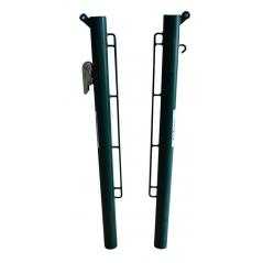 Juego postes pádel metálicos ø 80 mm fijos