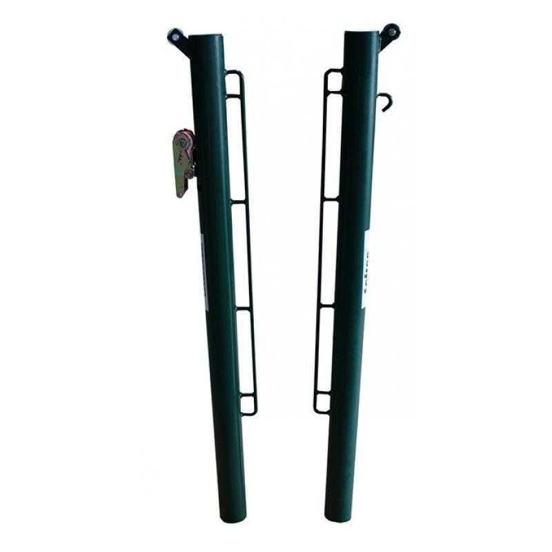 Juego postes pádel metálicos ø 80 mm fijos