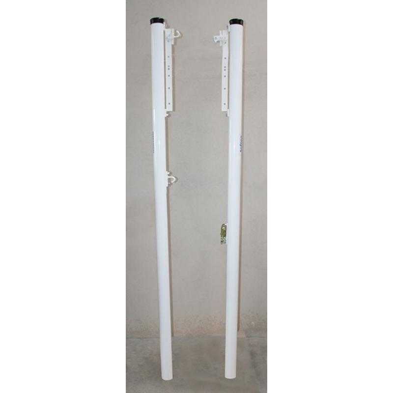 Juego postes voleibol fijos aluminio ø 90 mm
