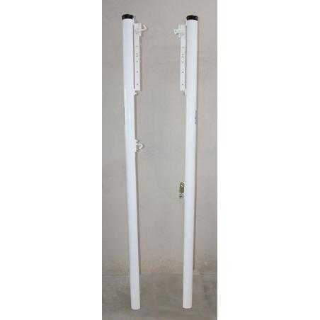 Juego postes voleibol fijos aluminio ø 90 mm