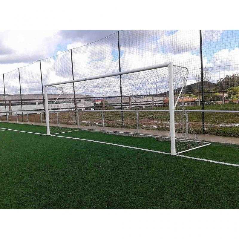 Juego bases porterías fútbol 7 para recogida de red