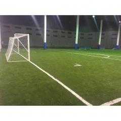 Juego porterías fútbol 7 metálicas fijas tubo 100 mm reglamentarias