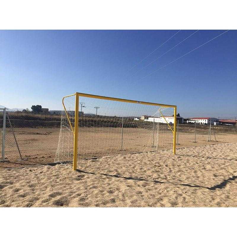 Juego porterías fútbol-playa metálicas 100 mm