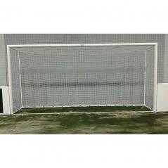 Juego porterías fútbol indoor metálicas trasladables tubo 100 mm