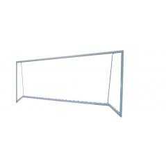 Juego porterías aluminio fútbol 7 90 mm trasladables