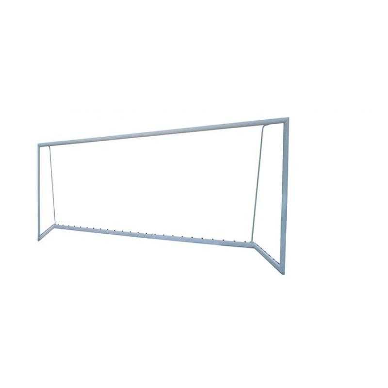 Juego porterías aluminio fútbol 7 90 mm trasladables