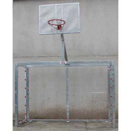 Juego porterías galvanizadas fútbol sala/balonmano - canasta basket