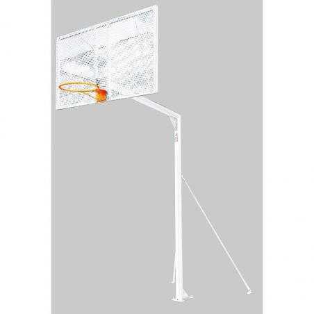 Juego canastas antivandálicas baloncesto new tubo 114 mm lacada -incluye aros, redes y tableros-