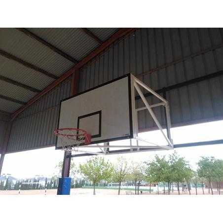 Juego canastas baloncesto abatibles vuelo (sin tablero ni aro)
