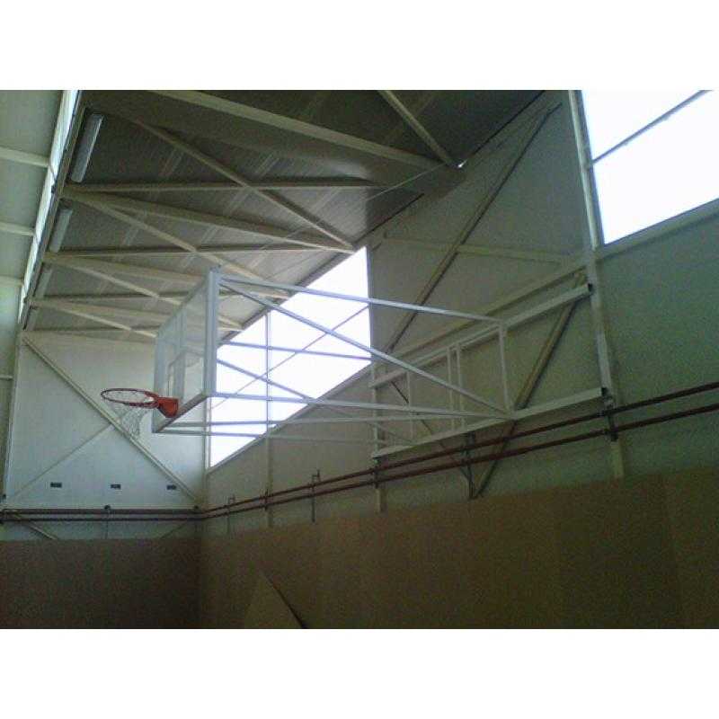 Juego canastas baloncesto abatibles vuelo 2 mt