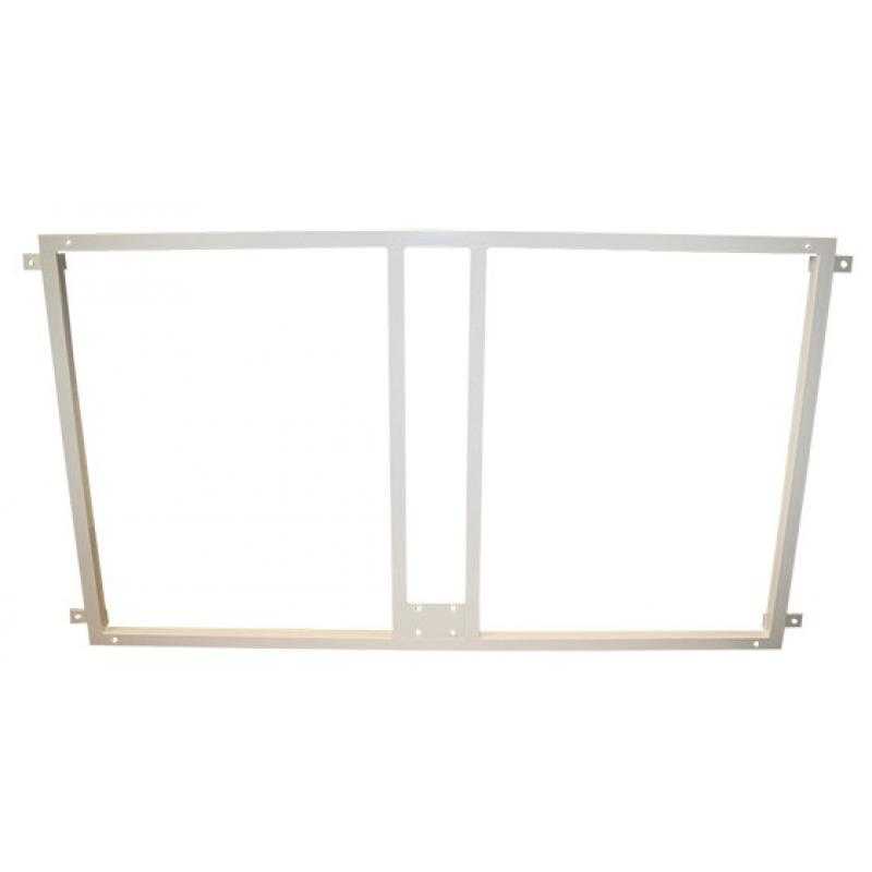 Soporte metálico para sujeción tablero y aro baloncesto a la pared