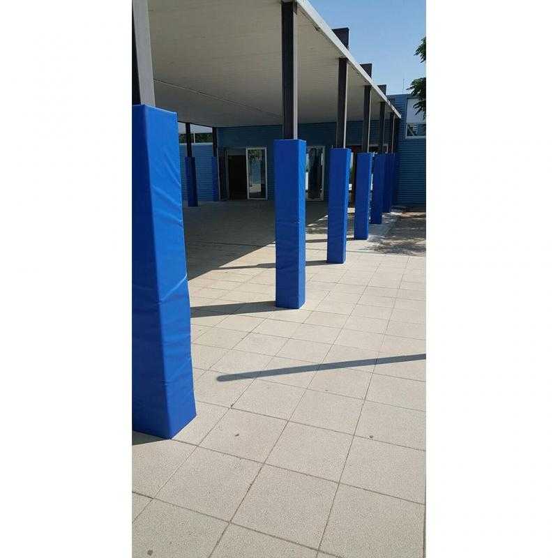 Protección columna cuadrada o rectangular deluxe 2 mt altura grosor 7 cm -metro lineal-
