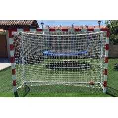 Juego cortinas amortiguadoras fútbol sala/balonmano 4mm línea premium blanco