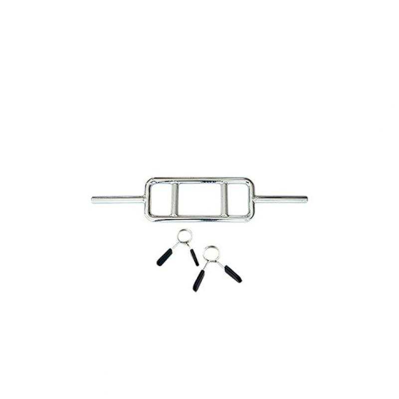 Barra biceps / tríceps con fijaciones muelle