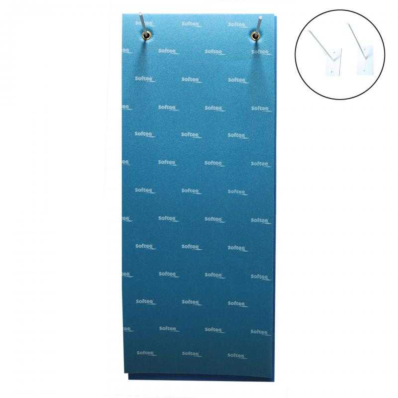 Soporte pared colchoneta con agujeros 1 pieza