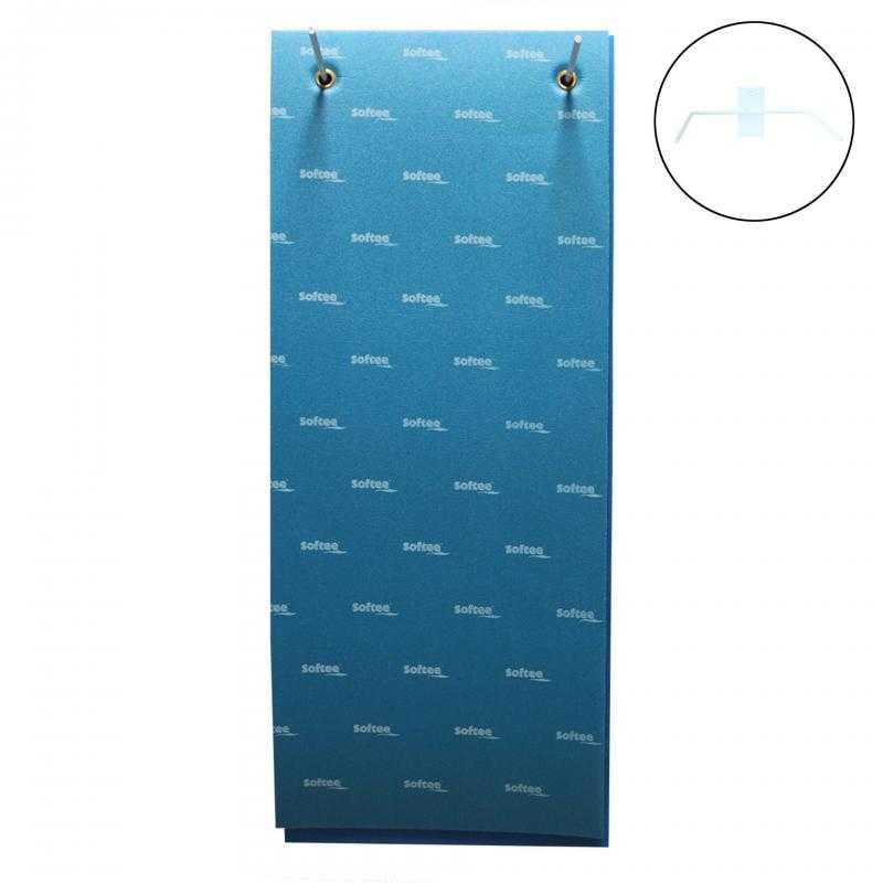 Soporte pared colchoneta con agujeros 2 piezas