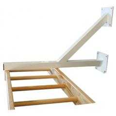 Herraje para escalera horizontal -2 uds-