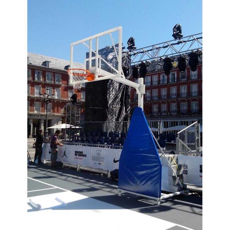 Juego protectores para canastas minibasket forma triangular