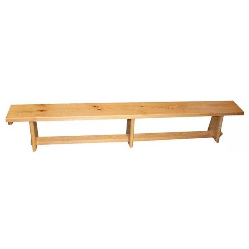 Banco sueco de madera 2mts