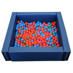 Piscina cuadrada llenado pelotas, 150 x 150 x 40 cm alto x 15 cm ancho