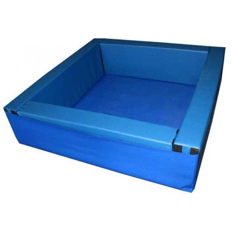 Suelo de lona pvc para piscina cuadrada de 150x150 cm