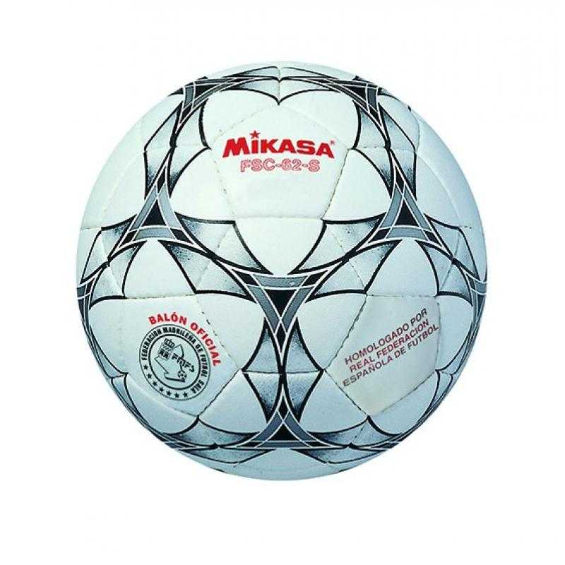 Balón fútbol sala mikasa 'fsc-62 s' cuero sintético cosido a mano