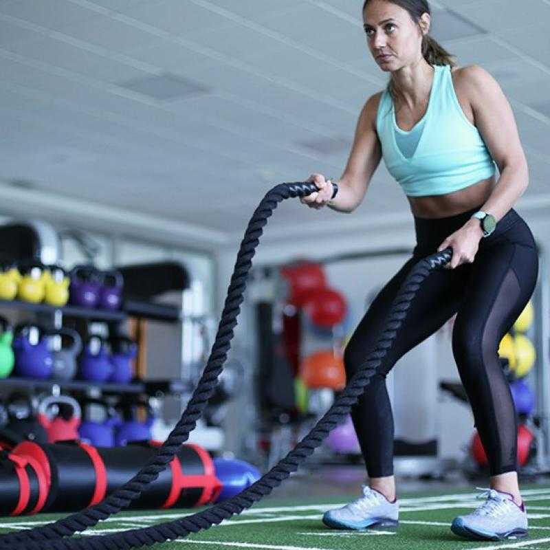 Cuerda entrenamiento funcional con gancho