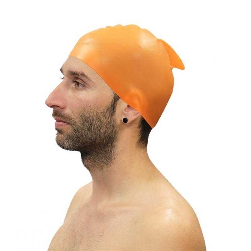 Gorro natación silicona con aleta softee