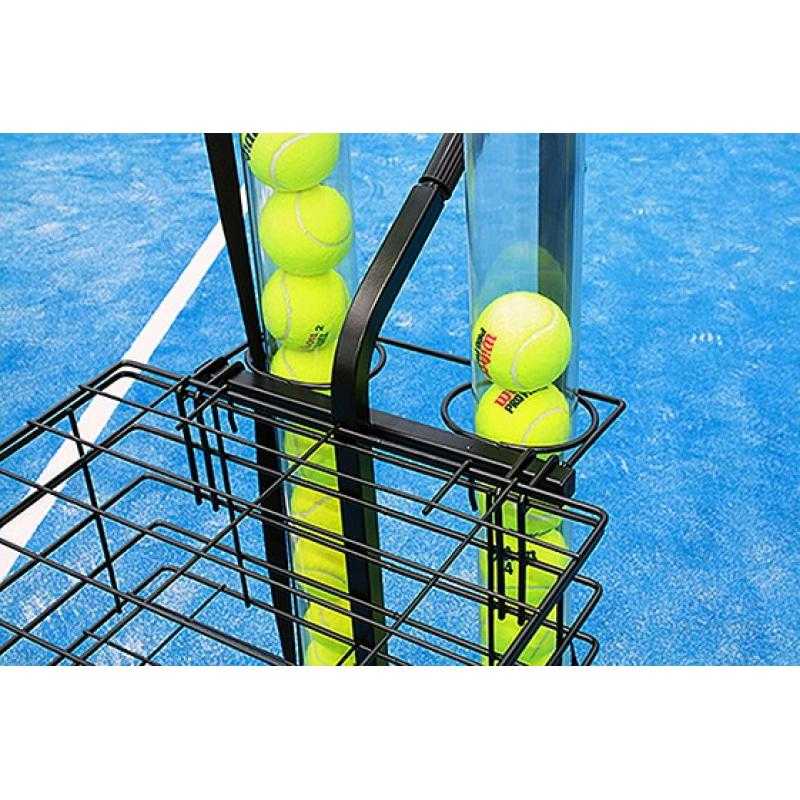 Carro portapelotas tenis / pádel 80 pelotas softee