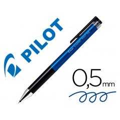 Bolígrafo pilot synergy point retráctil sujecion de caucho tinta gel 0,5 mm azul