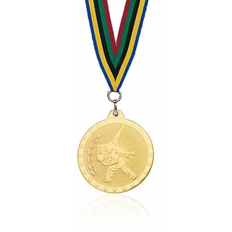 Medalla judo + cinta