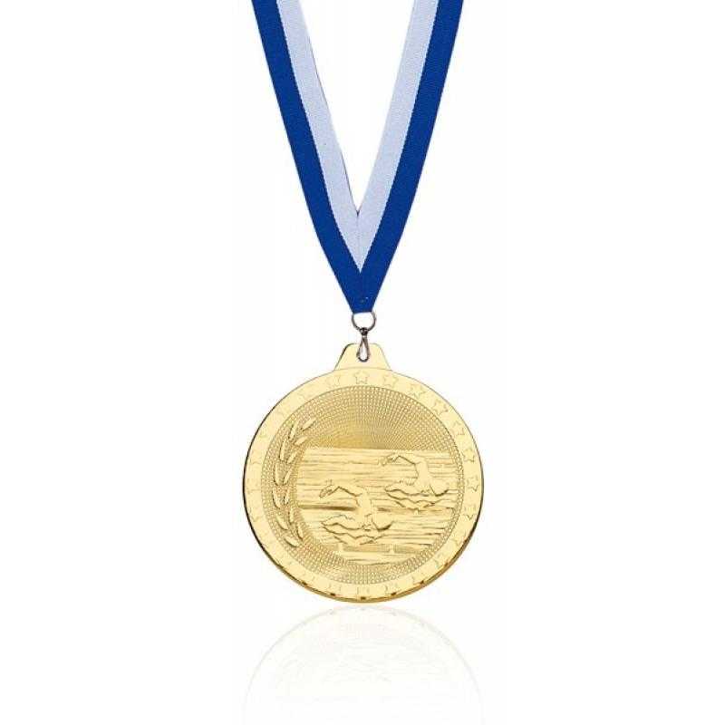Medalla natación + cinta