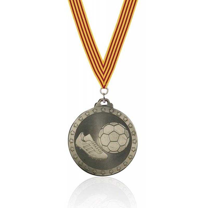 Medalla fútbol bronce+cinta