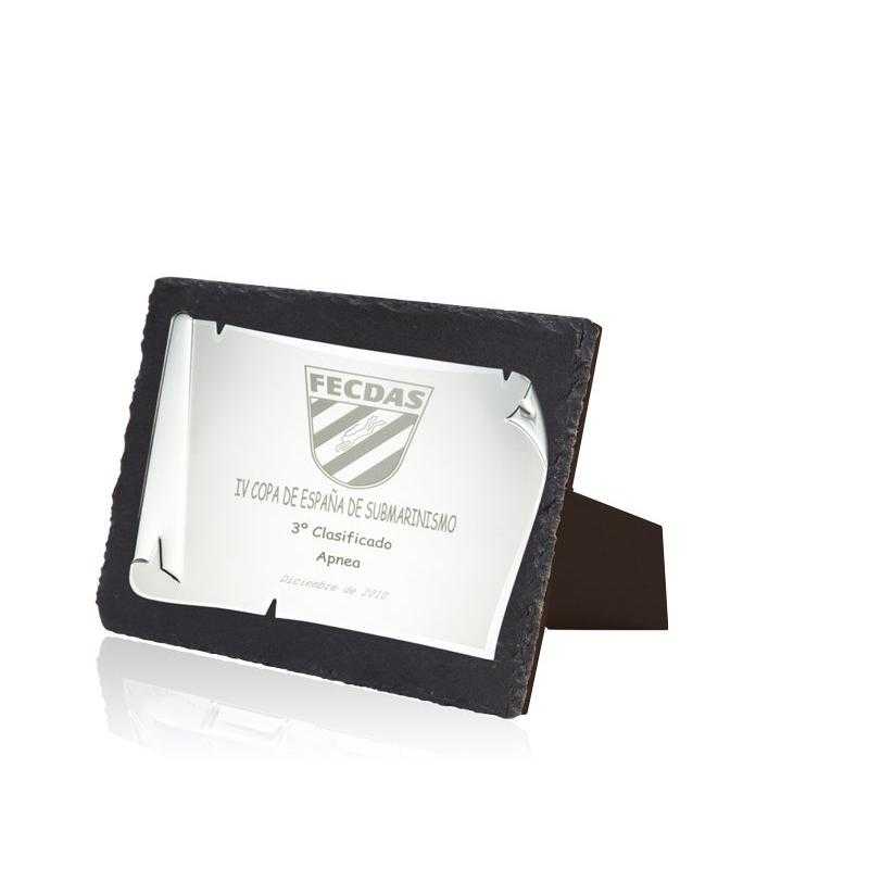 Placa homenaje pizarra