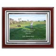 Placa homenaje madera económica
